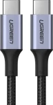Ugreen US316 Kábel USB-C (M) - USB-C (M) 2 m čierna / 100W (70429B)