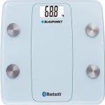 Blaupunkt BSM711BT modrá / osobná váha / nosnosť 180 kg / pamäť pre viacerých užívateľov / monitorovanie tuku / 2x AAA (BSM711BT)