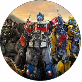 Jedlý papier Transformers tím 19,5 cm - Pictu Hap - Pictu Hap