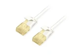 Equip Cat6A SlimFlex biela / Patch kábel / U/UTP / 0,5 m / LSZH / PoE+ (626002)