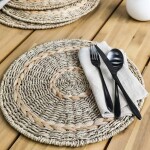 Garden Trading Okrúhle prestieranie Bayford Seagrass – set 4 ks