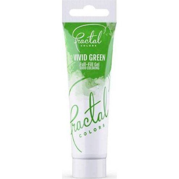 Gélová farba Fractal - Vivid Green (30 g) 6198 - dortis - dortis