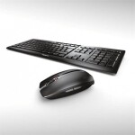 Cherry CHERRY Stream Desktop klawiatura RF Wireless AZERTY Francuski Čierny