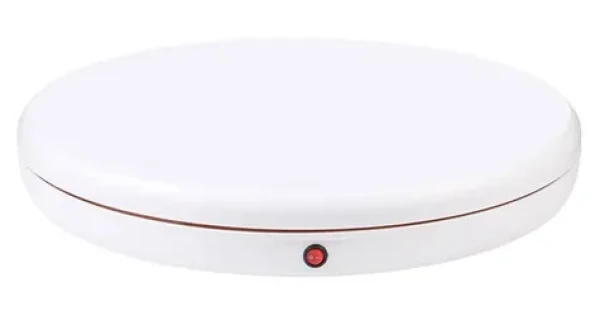 Puluz PU3146EU biela / Otočný stojan / 45 cm / do 100 kg / diaľkové ovládanie (PU3146EU)