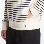 Mikina Calvin Klein Jeans Ls Ez Strip Premium Terry Quarter Zip Tofu L