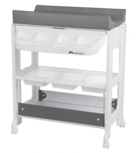 BEBECONFORT Prebaľovací pult s vaničkou Rosie Mineral Grey (2905085210BC)
