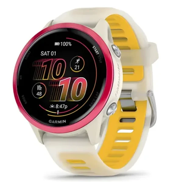 Garmin Forerunner 570 ružovo-biela 42 mm / Športové hodinky / AMOLED / GPS / Wi-Fi / Android (010-02970-02)