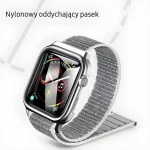 USAMS Nylonový remienok Apple Watch 44/45mm strieborná / Remienok / Nylon / Apple Watch 4/5/6/7/SE (ZB74IW2)