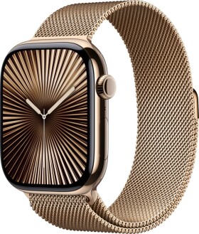 Apple Watch 10 GPS + Cellular 46mm Gold Titanium Milanese Loop M/L gold