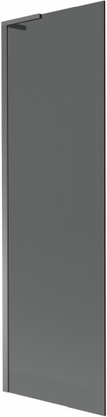 MEXEN/S - Next L vaňová zástena FIX 60 x 150, grafit, grafit metal 895-060-000-03-40-95