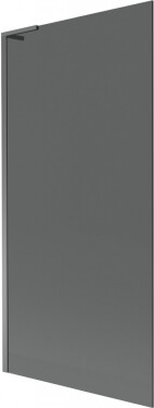 MEXEN/S - Next L vaňová zástena FIX 90 x 150, grafit, grafit metal 895-090-000-03-40-95