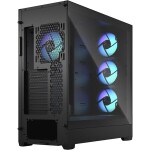 Fractal Design Pop XL Air RGB TG Clear Tint čierna / ATX / 4X 120mm RGB / 2x USB 3.0 / priehľadná bočnica / bez zdroja (FD-C-POR1X-06)