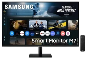 32" Samsung LS32FM702UU čierna / SMART monitor / VA / 4K UHD / 60 Hz / Tizen / Wi-Fi / BT / 2x HDMI / repro (LS32FM702UUXEN)