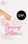 Ponožky Gatta Spring Vibes wz.11 15 den perla Univerzální