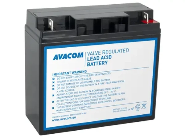 Avacom AVA-RBP01-12180- Kit / Náhradné batérie pre UPS / 12V / 18Ah / VRLA HR / CyberPower (AVA-RBP01-12180-KIT)