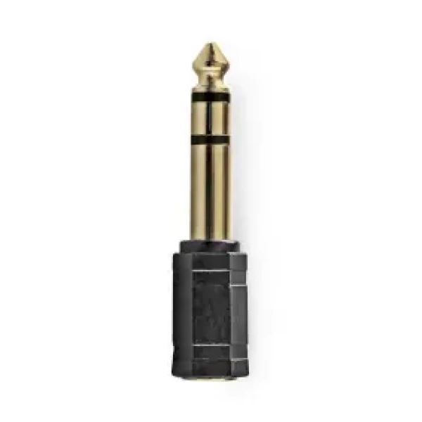 Nedis Stereo audio adaptér jack 3.5 mm (F) - jack 6.35 mm (M) čierna / pozlátené (CABW23930AT)