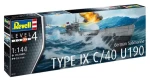 Plastikový model Nemecká ponorka Typ IX C/40