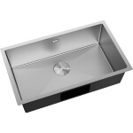 MEXEN - Trixo oceľový drez 1-bowl 750 x 440 mm, nerez 6415751000-01