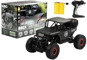 Mamido Auto na diaľkové ovládanie jeep R / C 1:18 čierne