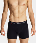 Pánske boxerky ATLANTIC Comfort 3Pack - čierna/žltá/sivá M