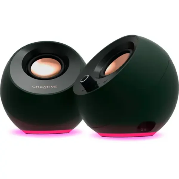 Creative Labs Pebble Pre čierna / reproduktory / RGB / 2.0 / Bluetooth 5.3 / 20W / USB-C (51MF1710AA000)