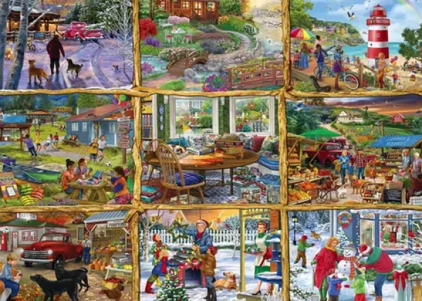 ALIPSON Puzzle Všetky ročné obdobia