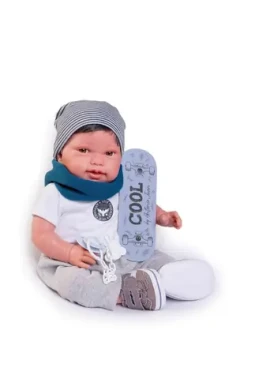 Antonio Juan 33235 Pipo HAIR - realistická bábika bábätko s mäkkým látkovým telom - 42 cm