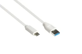 Good Connections USB-A - USB-C biela / USB kábel / USB 3.2 Gen 2 / 1 m / 10 Gbit/s (2831-AC010W)
