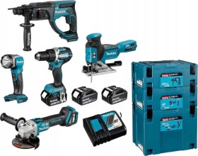 Makita Sada COMBO 18V DDF484+DGA513+DHR202+DJV181+DML802