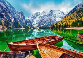 Trefl - Puzzle - Jazero Braies, Taliansko