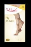 Dámske hodvábne ponožky FLY SOCKS 15 DEN Almond - BELLINDA UNI almond
