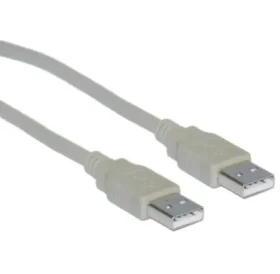 MicroConnect kábel USB2.0 A (M) - USB2.0 A (M) 2m sivá / 480Mbit/s (USBAA2)