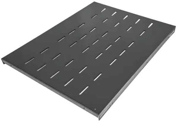 Intellinet polica do racku čierna / Polica do racku / 19" / 1U / hĺbka 600 mm / nosnosť 100 kg (712576)