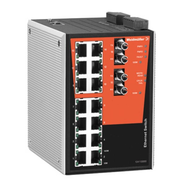 Weidmüller IE-SW-PL16MT-14TX-2ST priemyselný ethernetový switch; 1286840000