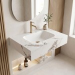 REA - Nástenné umývadlo Aresa Cold Jade 70 REA-U9974