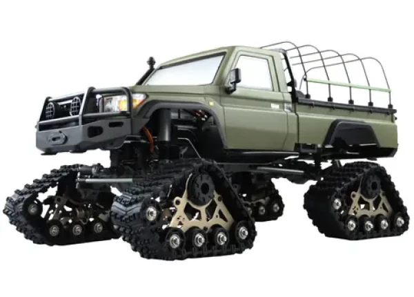 AMEWI AMXRock RCX10BTS Scale Crawler Pick- UP zelená