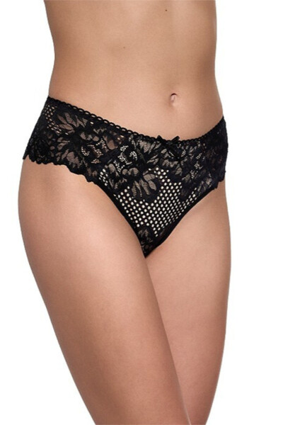 DÁMSKE NOHAVIČKY 202 černá a červená L