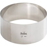 Dortový kruh nerezový okrúhly 12x6cm - Decora - Decora