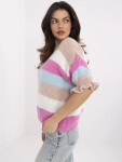 Jumper MI SW 1903.94 bielo-ružový jedna velikost