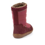 Dievčenské zimné barefoot snehule UP TEX SNOW WOOL Bordeaux G3160249-4 - 34