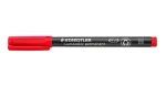Staedtler Lumocolor 317 M červená / Popisovač / Permanentný / 1 mm / OHP (317-2)