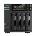 Asustor Lockerstor 4 Gen3 AS6804T 4-Bay / 4X M.2 SSD / AMD V3C14 / 16GB RAM / 5x USB / 2x 10GLAN / 2x 5GLAN (90-AS6804T00-MF30)