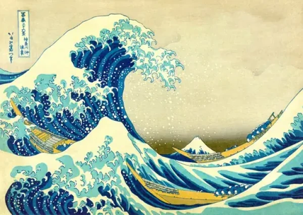 ENJOY Puzzle Katsushika Hokusai: Veľká vlna pri pobreží Kanagawy