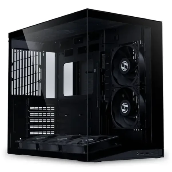 Lian Li O11 Dynamic Mini V2 Flow čierna / Micro ATX / 5x 120 mm ventilátor / tvrdené sklo (O11DMIV2FX)
