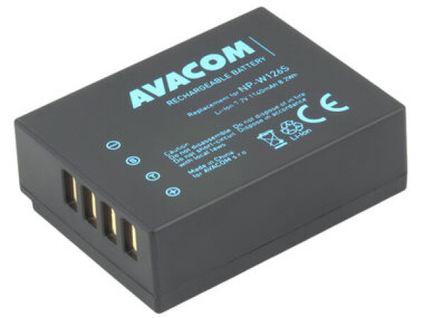 Avacom Náhradná batéria Fujifilm NP-W126S / Li- ION / 7.2V / 1140mAh / 8.2Wh (DIFU-W126S-B1140)