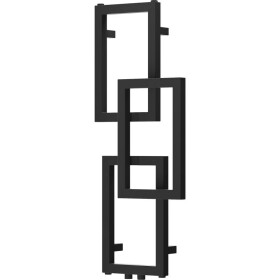 MEXEN - Grid vykurovací rebrík/radiátor dekoratívny 870 x 360 mm, 209 W, čierna W215-0870-360-00-70