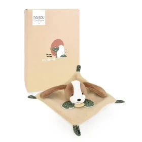 Doudou Plyšový muchláčik ružový Pes 19 cm