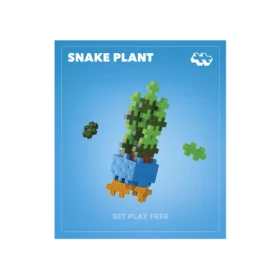 PLUS- PLUS Stavebnica Kytky Snake Plant