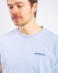 Patagonia Fitz Roy Icon Responsibili-Tee Fleck Blue XS