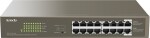 Tenda TEG1116P-16-150W / 16-Port Gigabit Ethernet Switch / 16x 10/100/1000 Mbps / Rackmount (TEG1116P-16-150W)